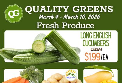 Quality Greens Flyer March 4 to 10