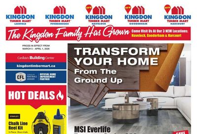 Timber Mart Flyer March 4 to April 1