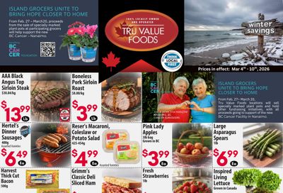 Tru Value Foods Flyer March 4 to 10