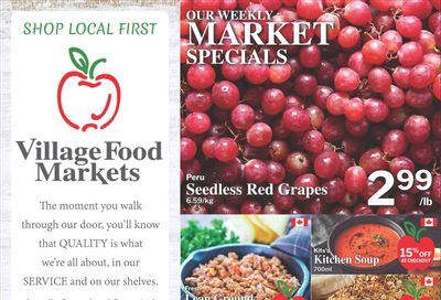 Village Food Markets Flyer March 4 to 10