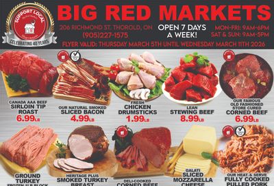 Big Red Markets Flyer March 5 to 11