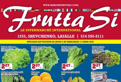Frutta Si Flyer March 5 to 11