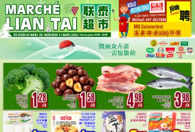 Marche Lian Tai Flyer March 5 to 11