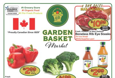 The Garden Basket Flyer March 5 to 11