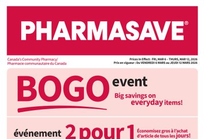Pharmasave (NB) Flyer March 6 to 12