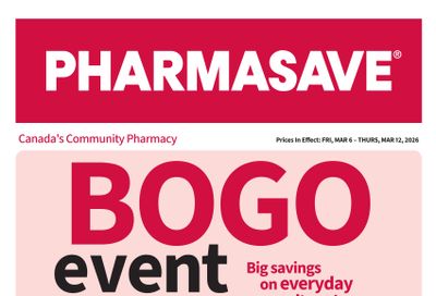 Pharmasave (ON & West) Flyer March 6 to 12