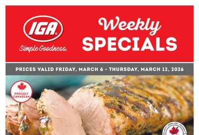IGA Stores of BC Flyer March 6 to 12