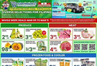 88 Supermarket Flyer March 5 to 11