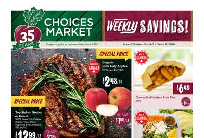 Choices Market Flyer March 5 to 11