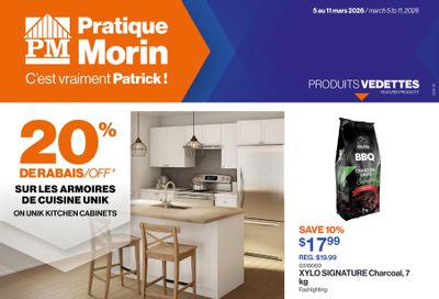 Patrick Morin Flyer March 5 to 11