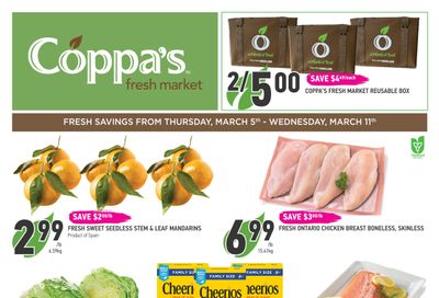 Coppa's Fresh Market Flyer March 5 to 11