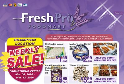 FreshPro Foodmart (Brampton) Flyer March 6 to 12