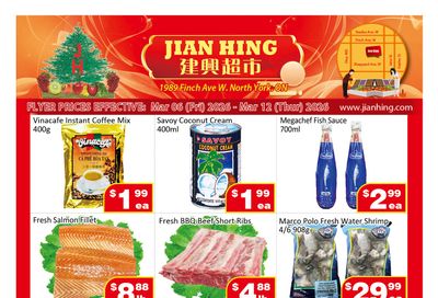 Jian Hing Supermarket (North York) Flyer March 6 to 12