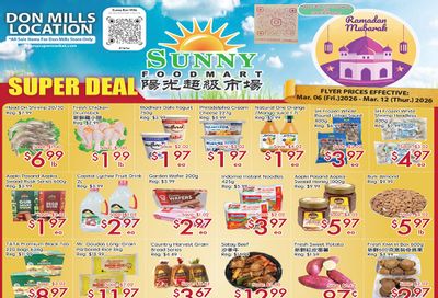 Sunny Foodmart (Don Mills) Flyer March 6 to 12