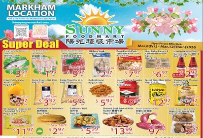 Sunny Foodmart (Markham) Flyer March 6 to 12