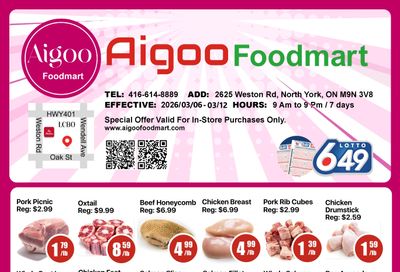 Aigoo Foodmart Flyer March 6 to 12