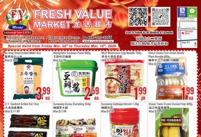 Fresh Value (Scarborough) Flyer March 6 to 12