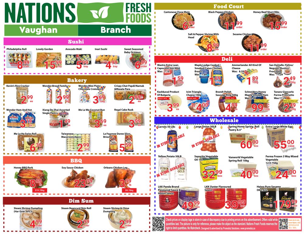 Nations Fresh Foods (Vaughan) Flyer March 6 to 12