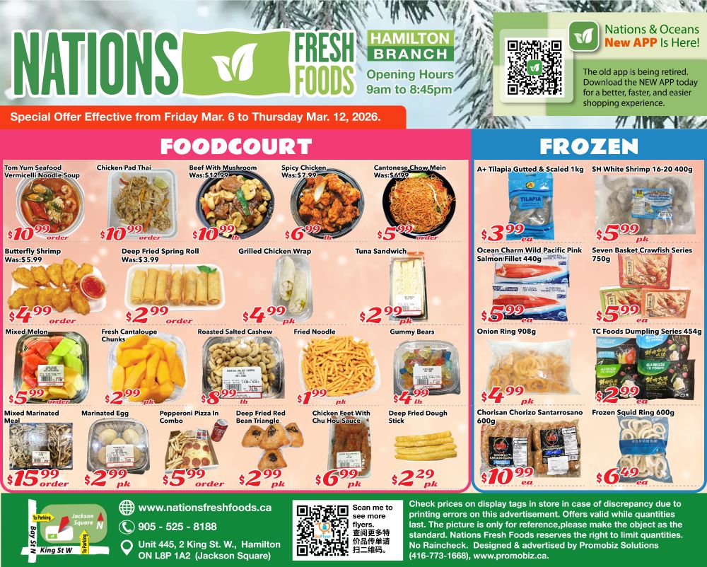 Nations Fresh Foods (Hamilton) Flyer March 6 to 12