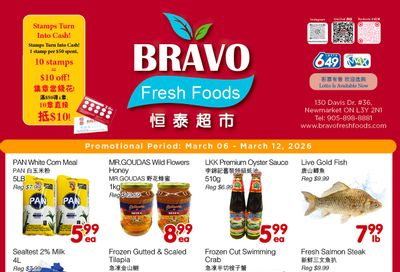 Bravo Fresh Foods Flyer March 6 to 12