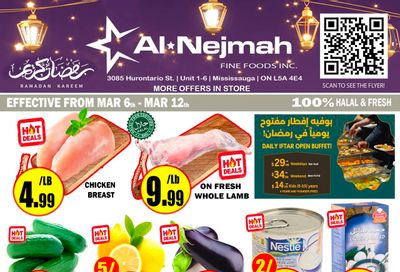 Alnejmah Fine Foods Inc. Flyer March 6 to 12