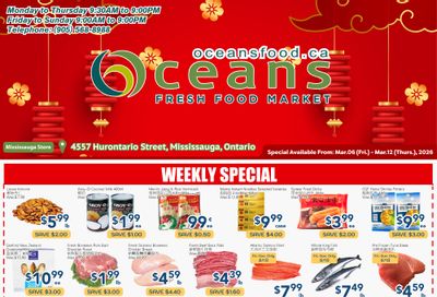Oceans Fresh Food Market (Mississauga) Flyer March 6 to 12