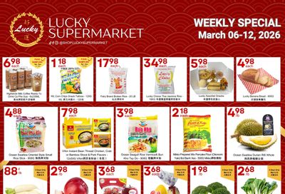 Lucky Supermarket (Edmonton) Flyer March 6 to 12
