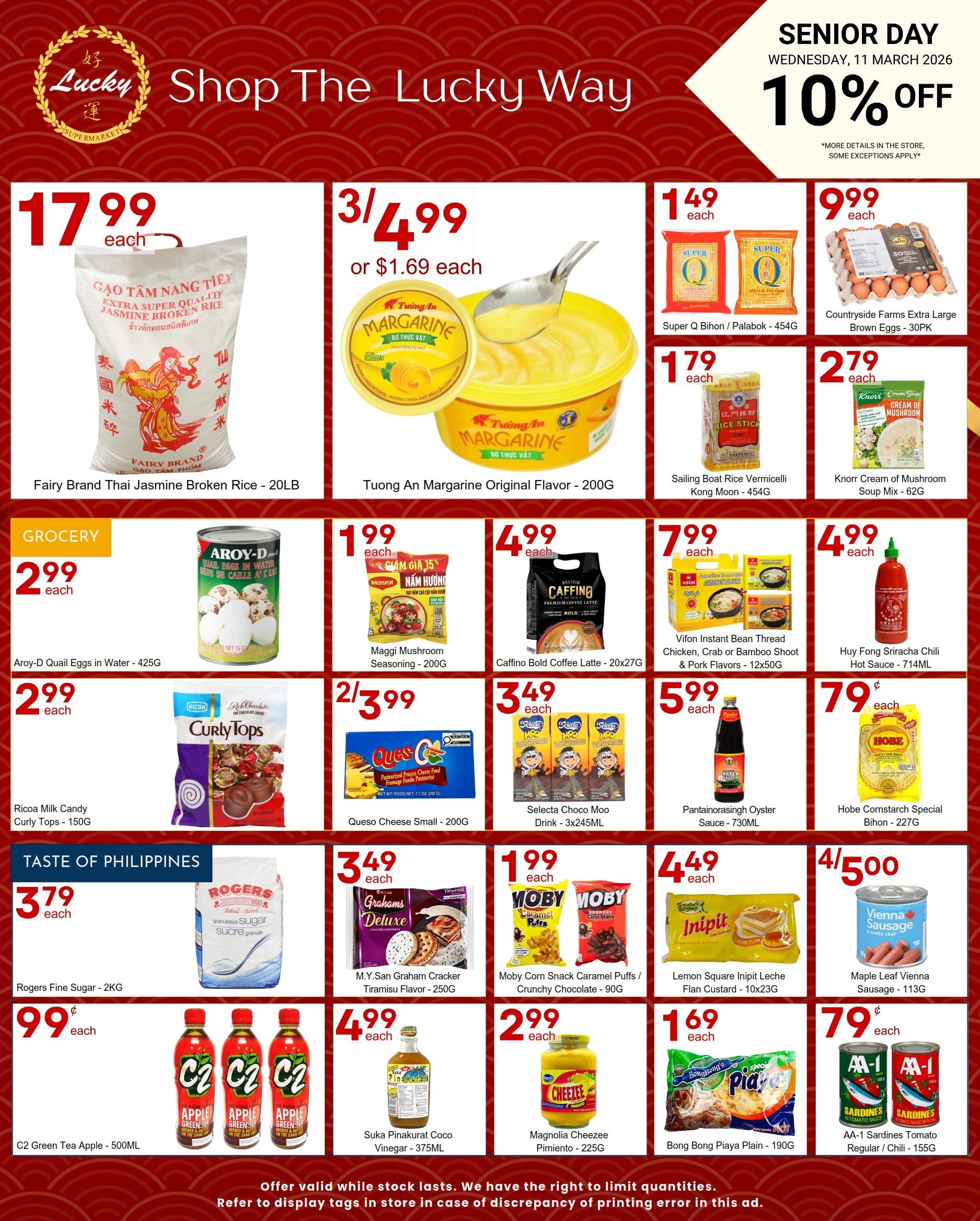 Lucky Supermarket (Winnipeg) Flyer March 6 to 12