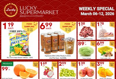 Lucky Supermarket (Surrey) Flyer March 6 to 12