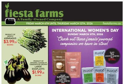 Fiesta Farms Flyer March 6 to 12