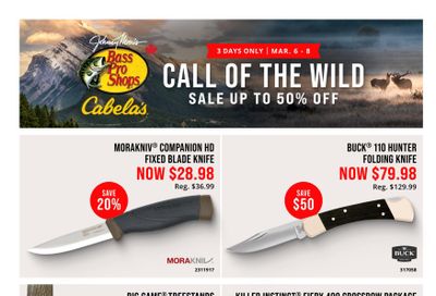 Bass Pro Shops Flyer March 6 to 8