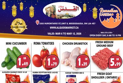 Al-Quds Supermarket Flyer March 6 to 12