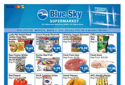 Blue Sky Supermarket (North York) Flyer March 6 to 12