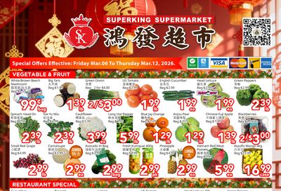 Superking Supermarket (North York) Flyer March 6 to 12