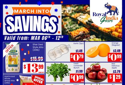 Royal India Grocers Flyer March 6 to 12