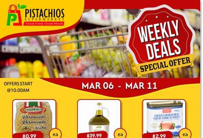 Pistachios Supermarket Flyer March 6 to 11