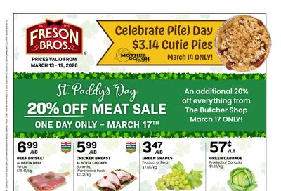 Freson Bros. Flyer March 13 to 19