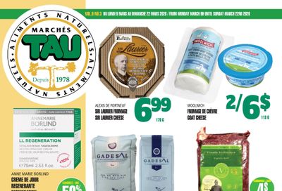 Marches Tau Flyer March 9 to 22