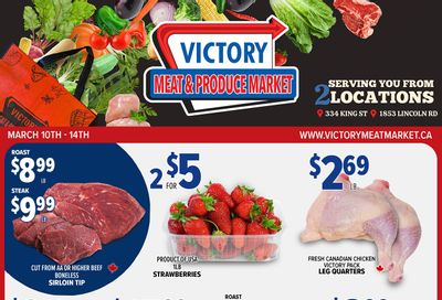 Victory Meat Market Flyer March 10 to 14