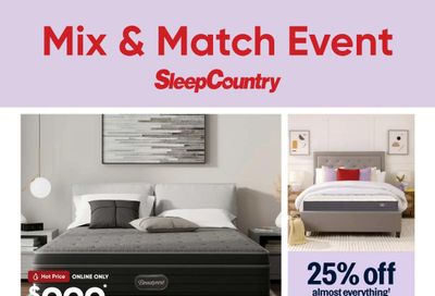 Sleep Country Flyer March 11 to 17