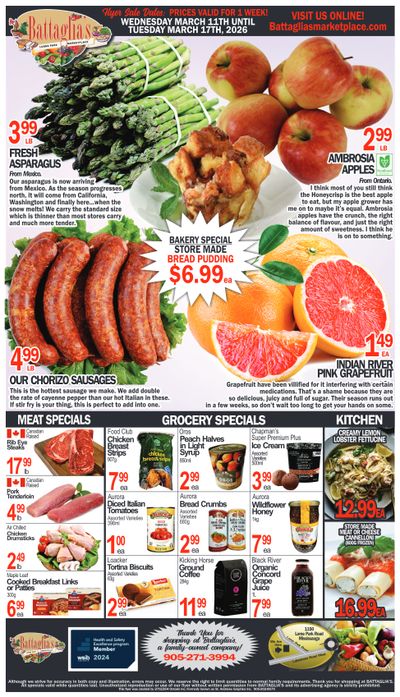 Battaglia's Marketplace Flyer March 11 to 17