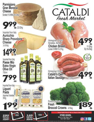 Cataldi Fresh Market Flyer March 11 to 17