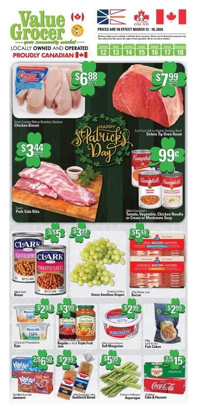 Value Grocer Flyer March 12 to 18