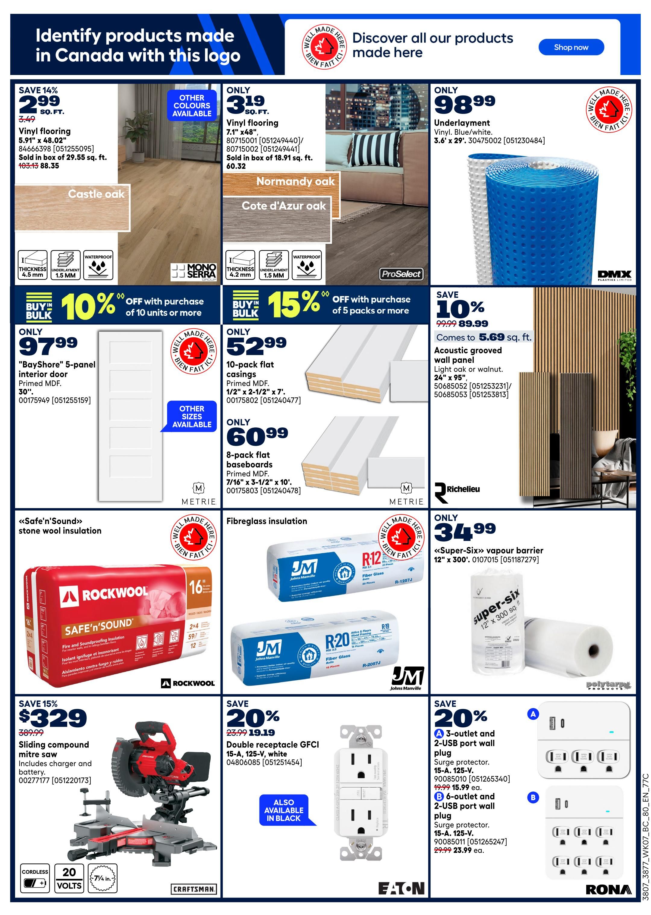 Rona & Rona+ (BC) Flyer March 12 to 25