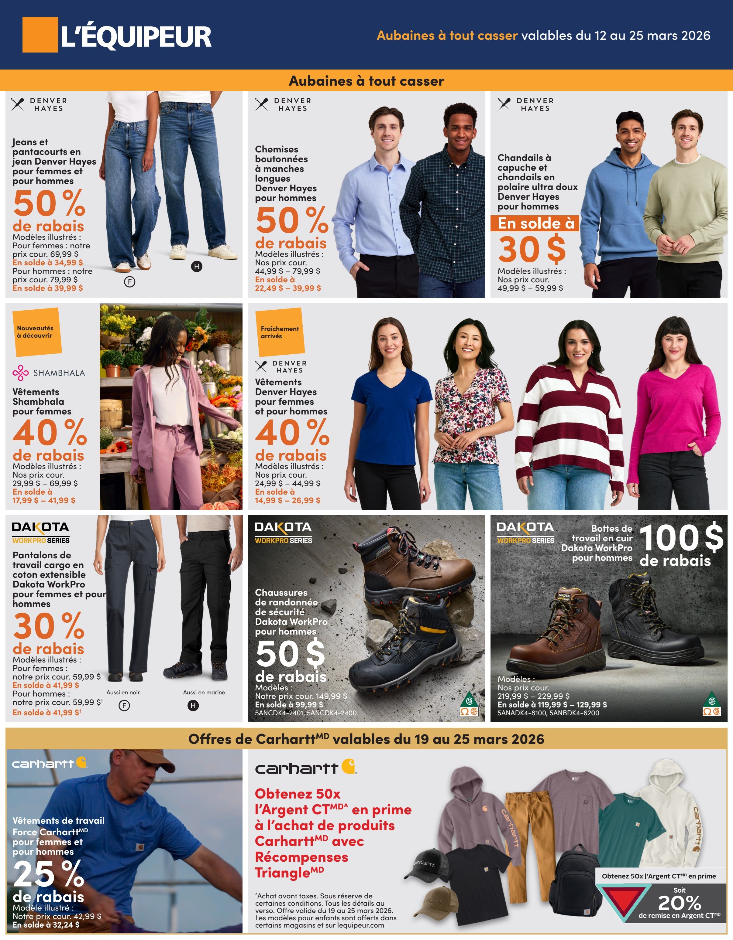 L'Équipeur Flyer March 12 to 25