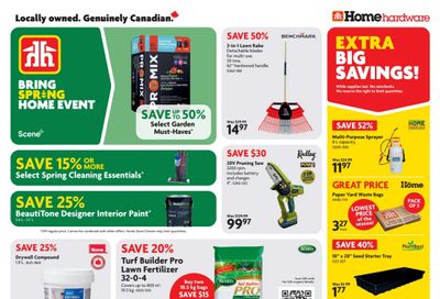 Home Hardware (Atlantic) Flyer March 12 to 25