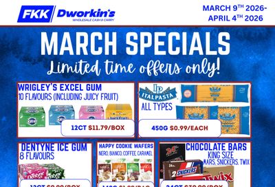FKK Wholesale Cash & Carry Flyer March 9 to April 4