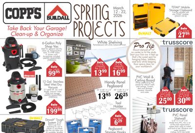 COPP’s Buildall Flyer March 12 to 22
