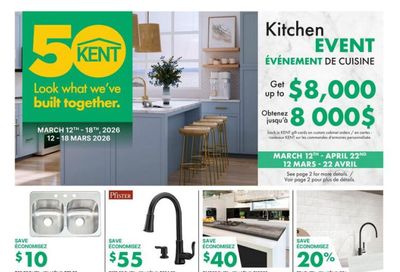Kent Building Supplies Flyer March 12 to 18