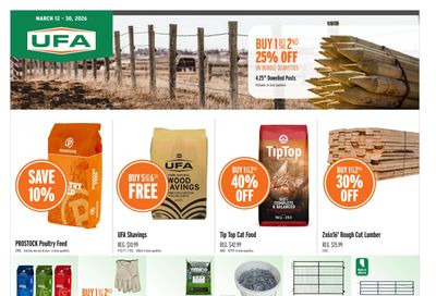 UFA Co-operative Limited Flyer March 12 to 30